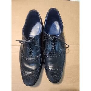 Allen Edmonds University Wingtip Oxfords Shoes Size 9D Black Leather 5826 33375